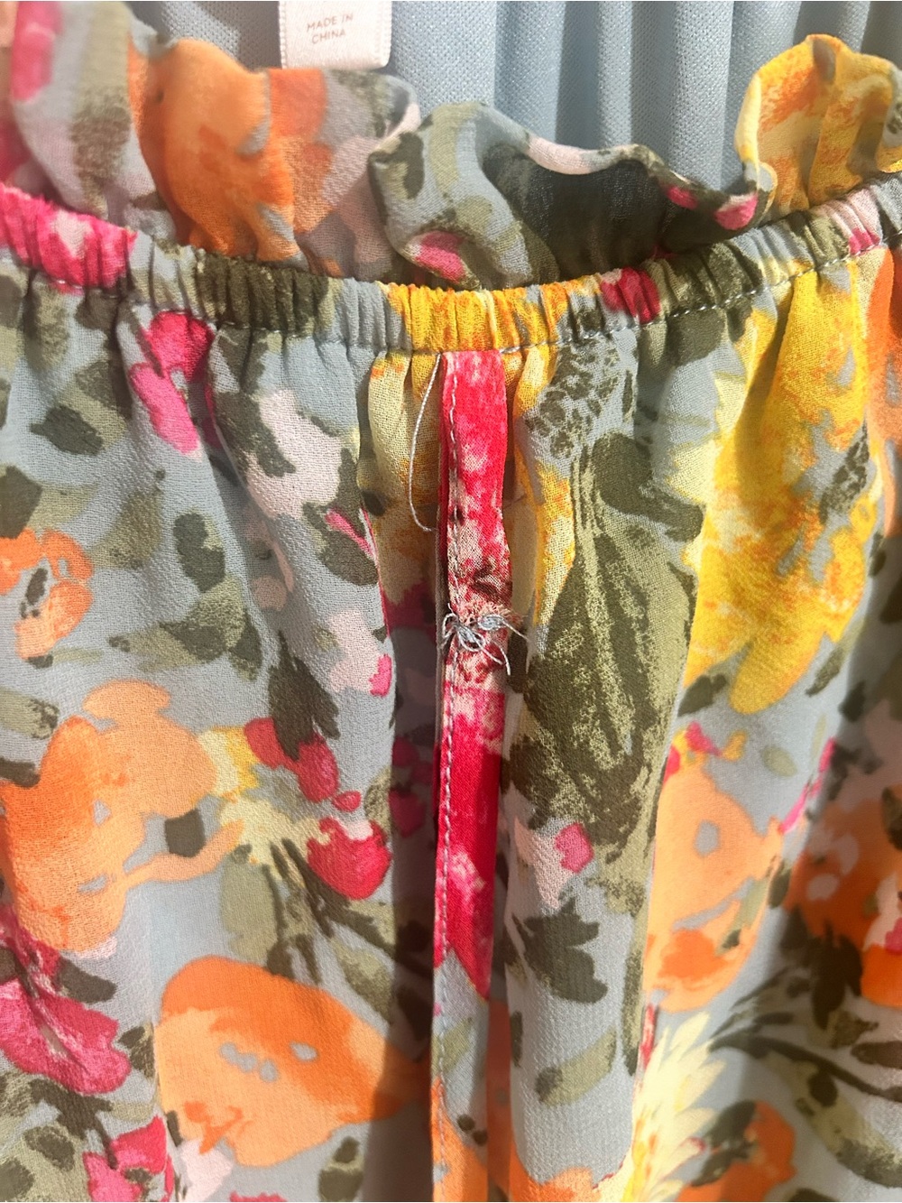 Floral Ruffle Tiered Maxi Dress in Multicolor - Picture 3 of 3